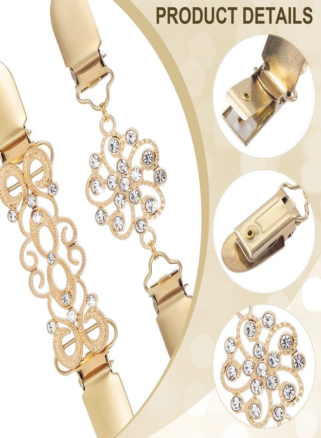 Joez Wonderful 4 Pcs Dress Clips Back Cinch, Alloy Vintage Waist Cincher Clip, Retro Cardigan Tightener, Hat Dress Shirt Shawl Cardigan Clips for Women - Image 3